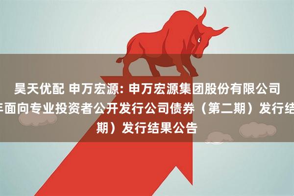 昊天优配 申万宏源: 申万宏源集团股份有限公司2025年面向专业投资者公开发行公司债券（第二期）发行结果公告